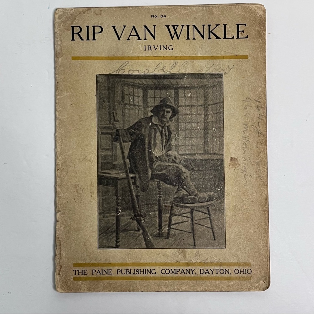 vintage school classic series rip van winkle‎ irving paine publishing as is